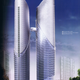 Illustration for article titled A UFO Crashed Between Two Batik-Patterned Skyscrapers